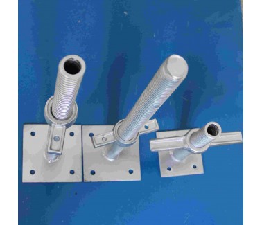 Q235 steel screw jack for scaffolding height adjustment