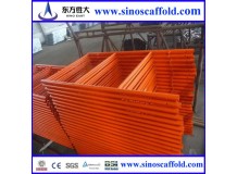 Q195/Q235/Q345 painted/hot dipped/pre-galvanized scaffolding  frame in construction building