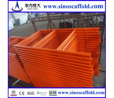Q195/Q235/Q345 painted/hot dipped/pre-galvanized scaffolding  frame in construction building