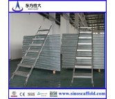 Scaffolding Galvanised Steel Step Ladder/Ladder Frame Scaffolding/step platform ladder with scaffolding