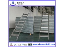 Scaffolding Galvanised Steel Step Ladder/Ladder Frame Scaffolding/step platform ladder with scaffolding