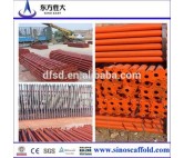 light duty adjustable scaffolding steel prop