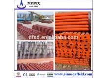 light duty adjustable scaffolding steel prop