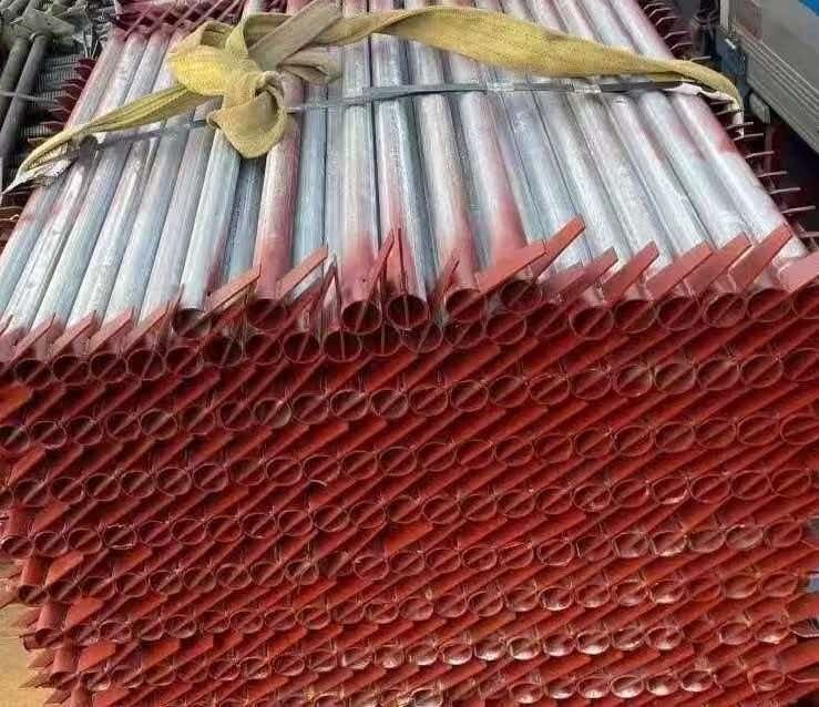 Bundled wedge lock scaffolding standards and ledgers for Vietnam export